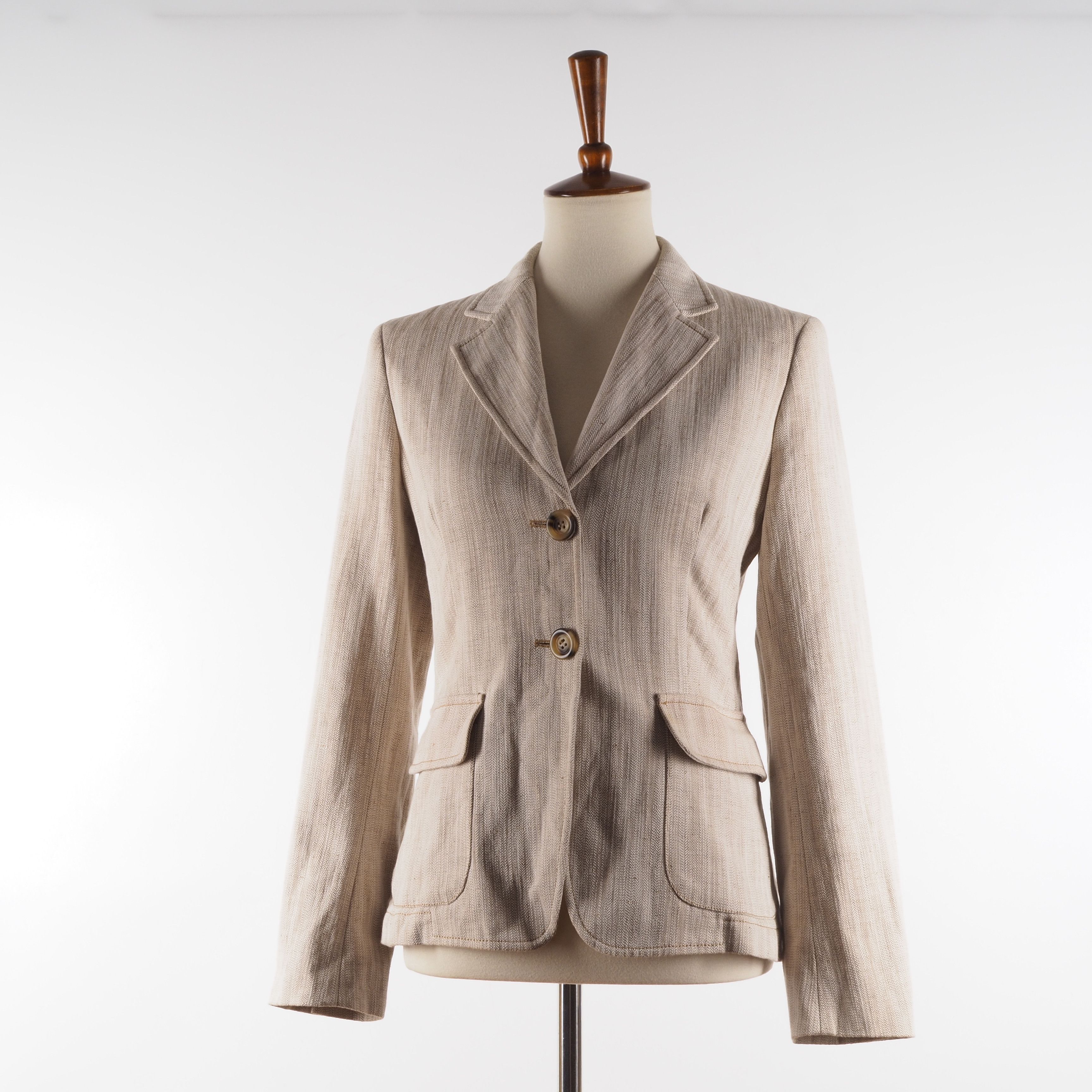 Max Mara Max Mara Linen Blazer Jacket Size M / US 6-8 / IT 42-44 - 5 Thumbnail