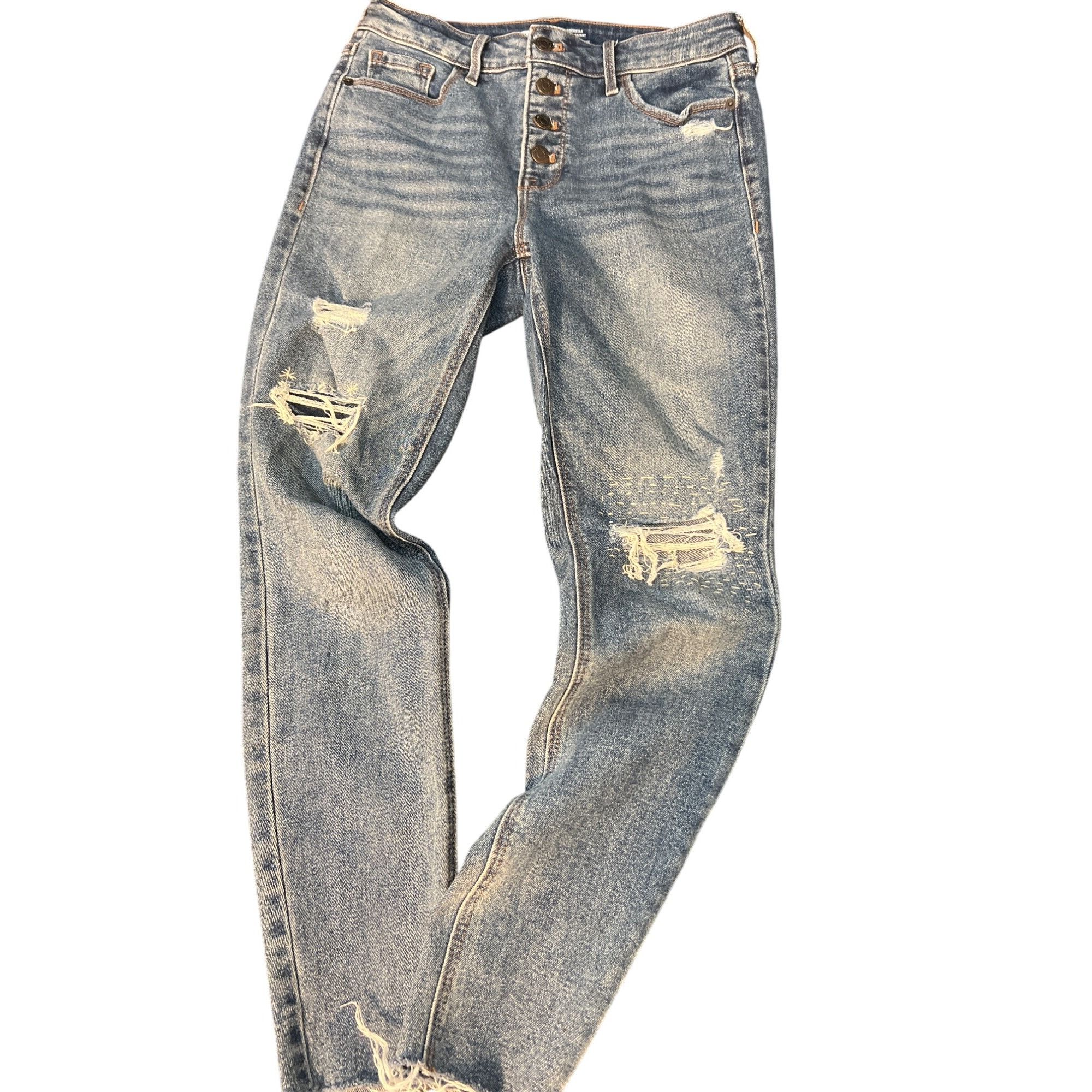 Old Navy Old Navy Rockstar Super Skinny High Rise Jeans Secret Slim P Size 27" / US 4 / IT 40 - 1 Thumbnail
