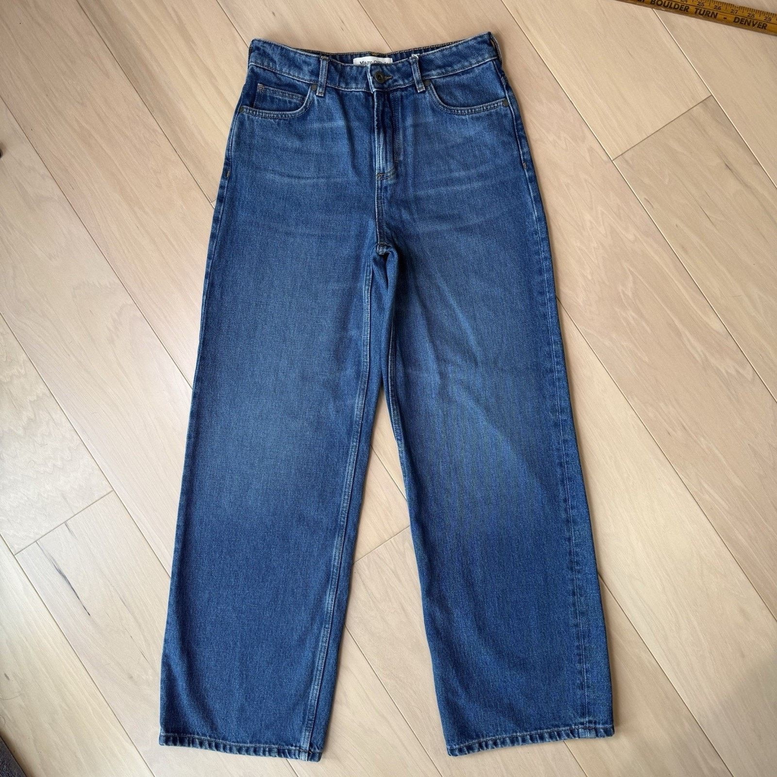 Marc O'Polo Marc O'Polo Sodra Jeans Women's 28 Blue Wide Leg High Rise Size 28" / US 6 / IT 42 - 3 Thumbnail