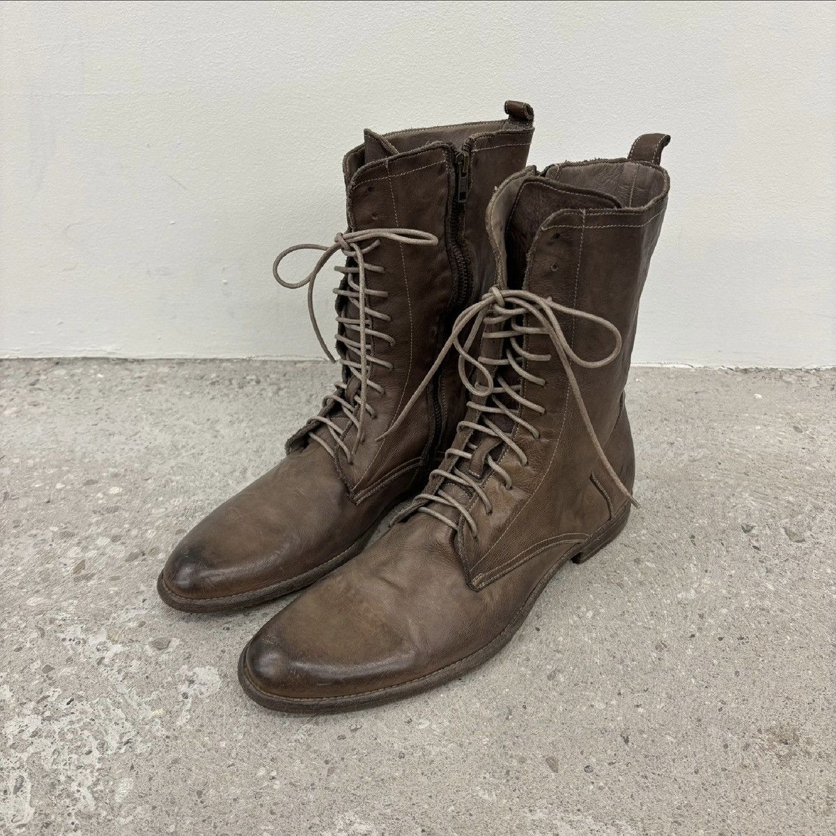 Alexander McQueen Alexander McQueen Brown Leather Riding Boots Size US 9.5 / EU 42-43 - 2 Thumbnail