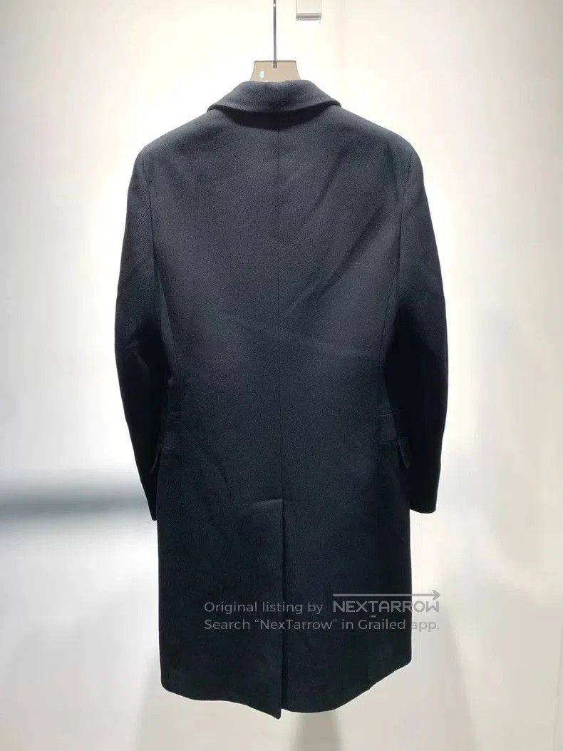 Hermes Hermes Black Double-Breasted Cashmere Coat. Size US L / EU 52-54 / 3 - 7 Thumbnail