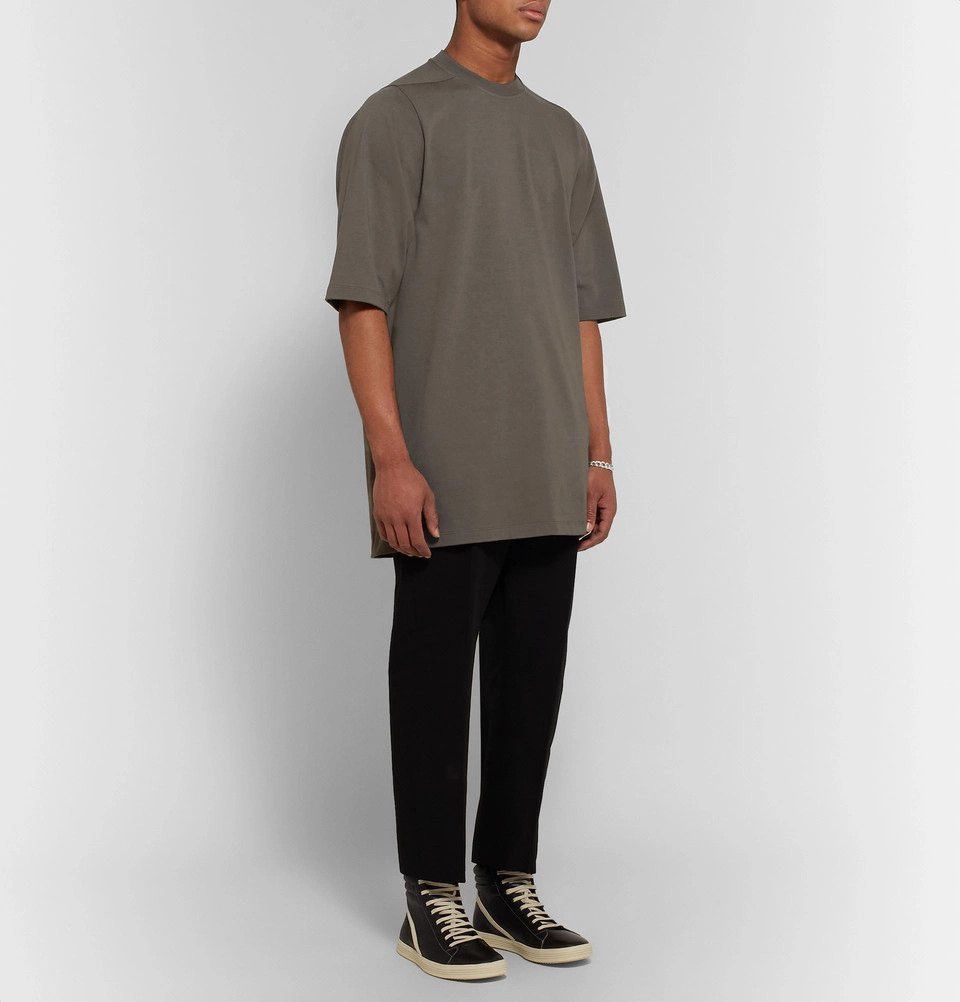 Rick Owens Drkshdw o1tko10825 Oversized Sweat Top in Khaki Size US S / EU 44-46 / 1 - 2 Thumbnail