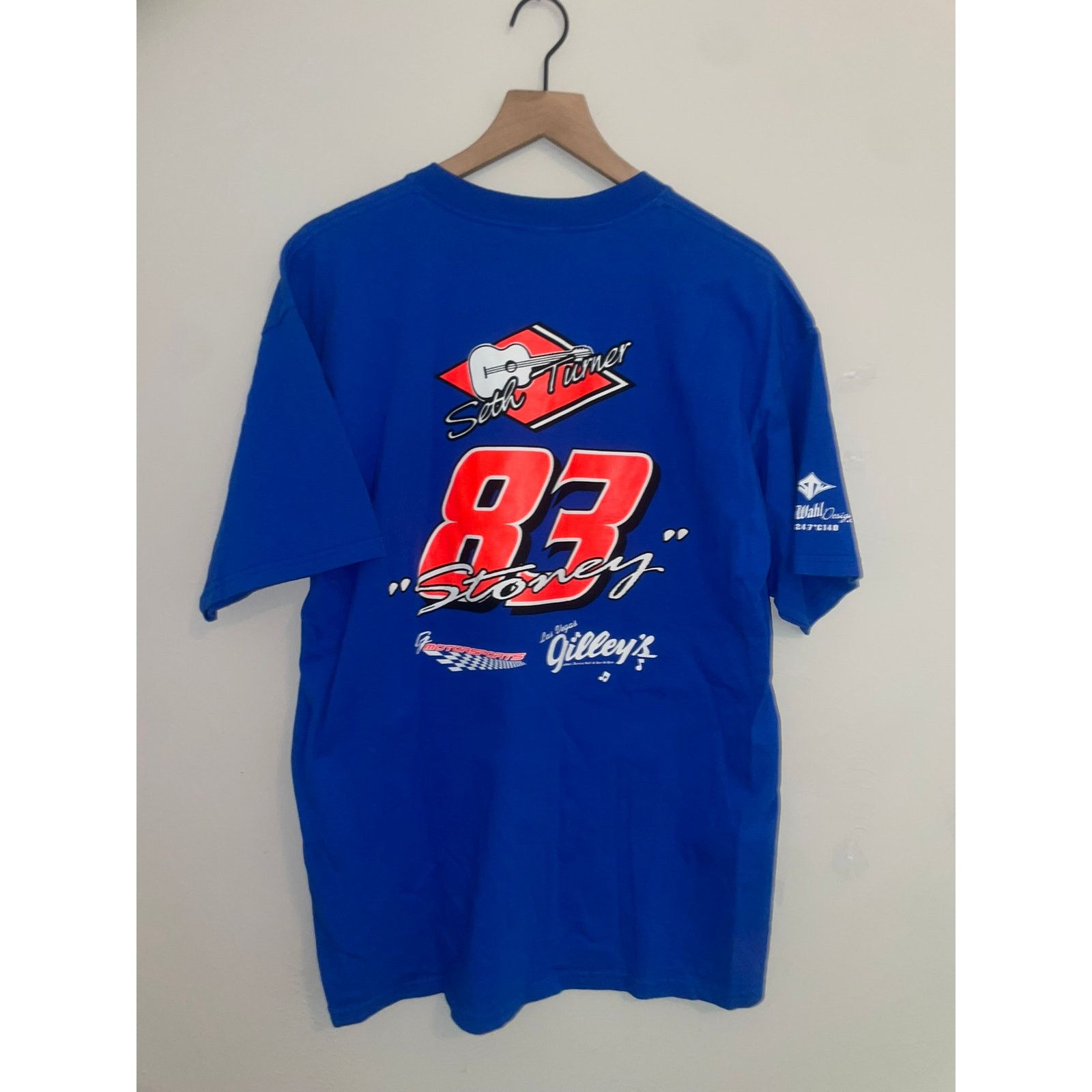 Gildan Vintage Seth Turner Shirt Stoney 83 Las Vegas Gilleys Tee XL Size US XL / EU 56 / 4 - 5 Thumbnail