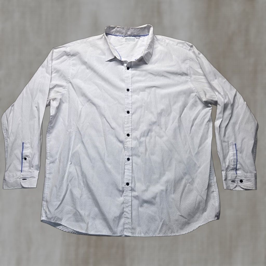 Vintage Sahara Club Shirt White Button-Up Long Sleeve Casual Adult Men's 4XL Shirt Size US XXL / EU 58 / 5 - 1 Thumbnail