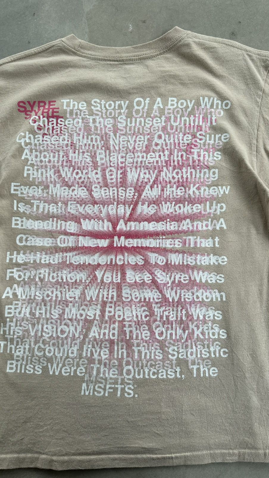 Jaden Smith × Msftsrep × Vintage SYRE JADEN SMITH A BEAUTIFUL CONFUSION MAFTSREP TEE Size US M / EU 48-50 / 2 - 6 Thumbnail