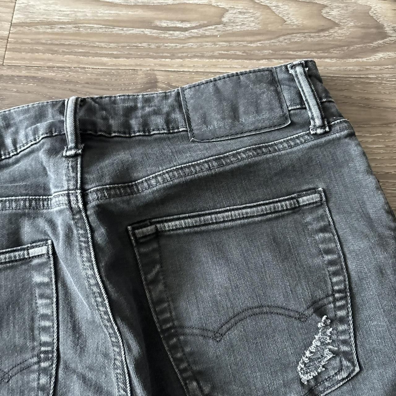 Vintage Crazy Vintage Y2K/2000s Grunge Distressed Black Skinny Denim Jeans! 30x31 Size US 30 / EU 46 - 7 Thumbnail