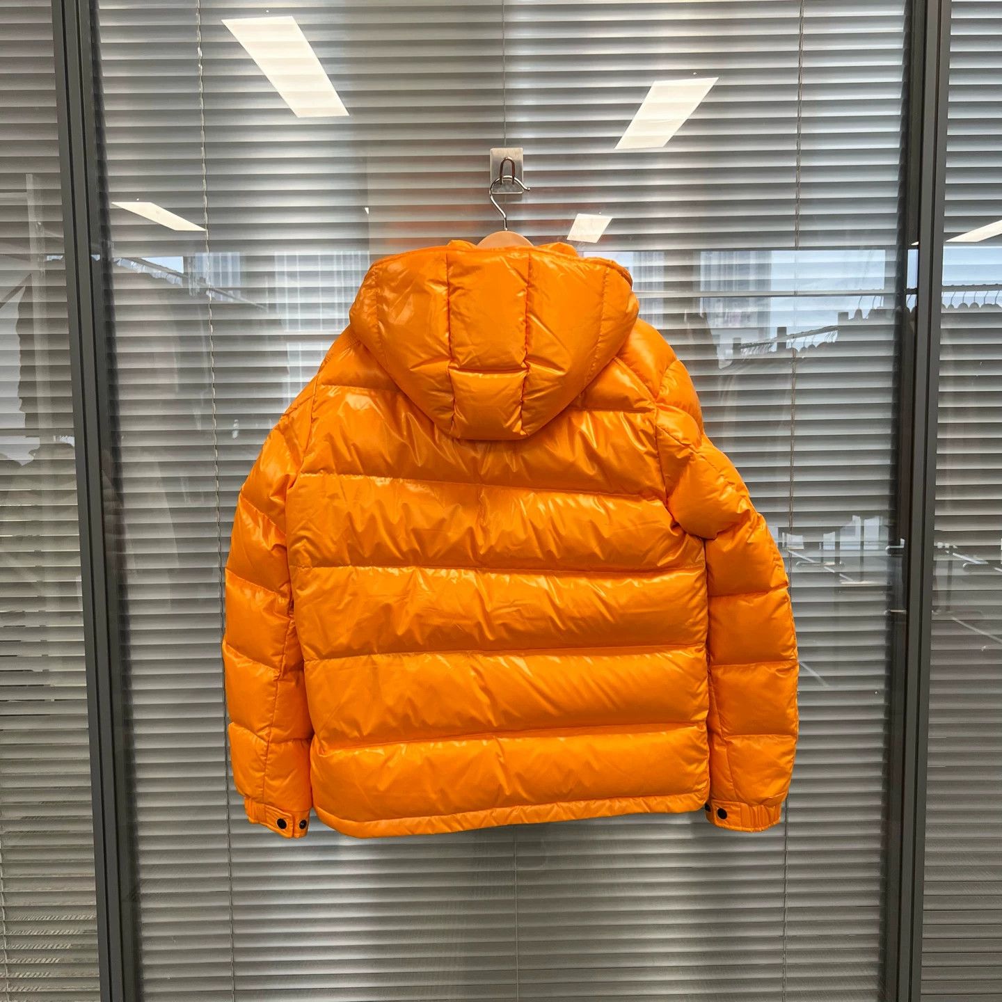 Moncler Moncler Men's Leanm Orange Down Jacket Size 4 New Size US L / EU 52-54 / 3 - 2 Thumbnail