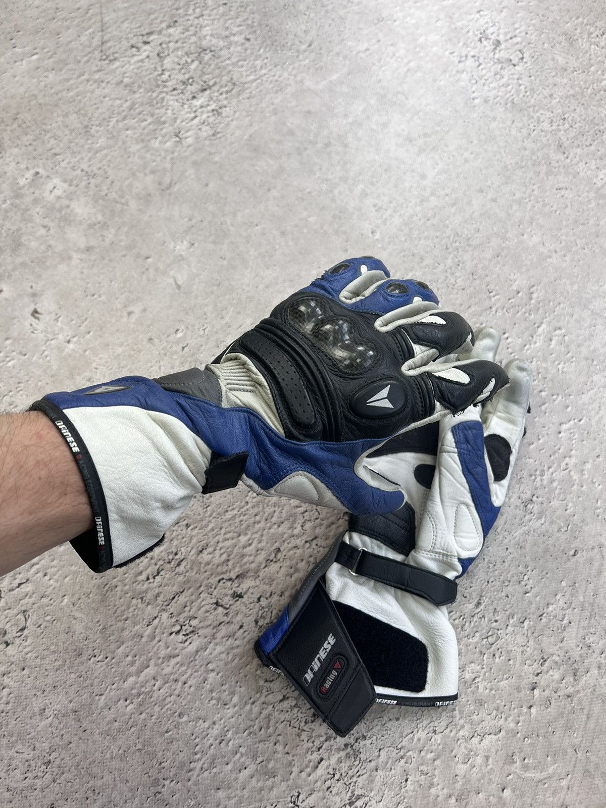 Dainese × Vintage Vintage Dainese Leather Gloves Avant Garde Size ONE SIZE - 6 Thumbnail