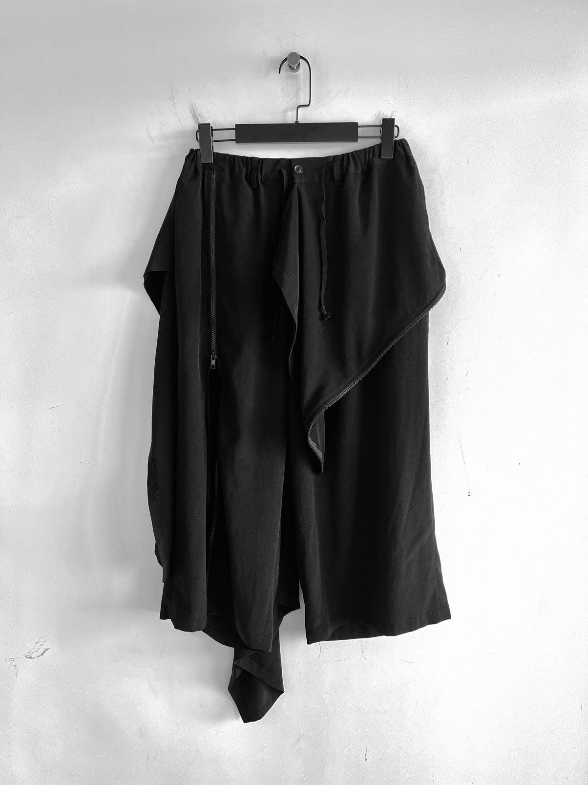 Yohji Yamamoto B Yohji Yamamoto - de Chine Multi Zip Layered Drape Pants Size US 30 / EU 46 - 3 Thumbnail