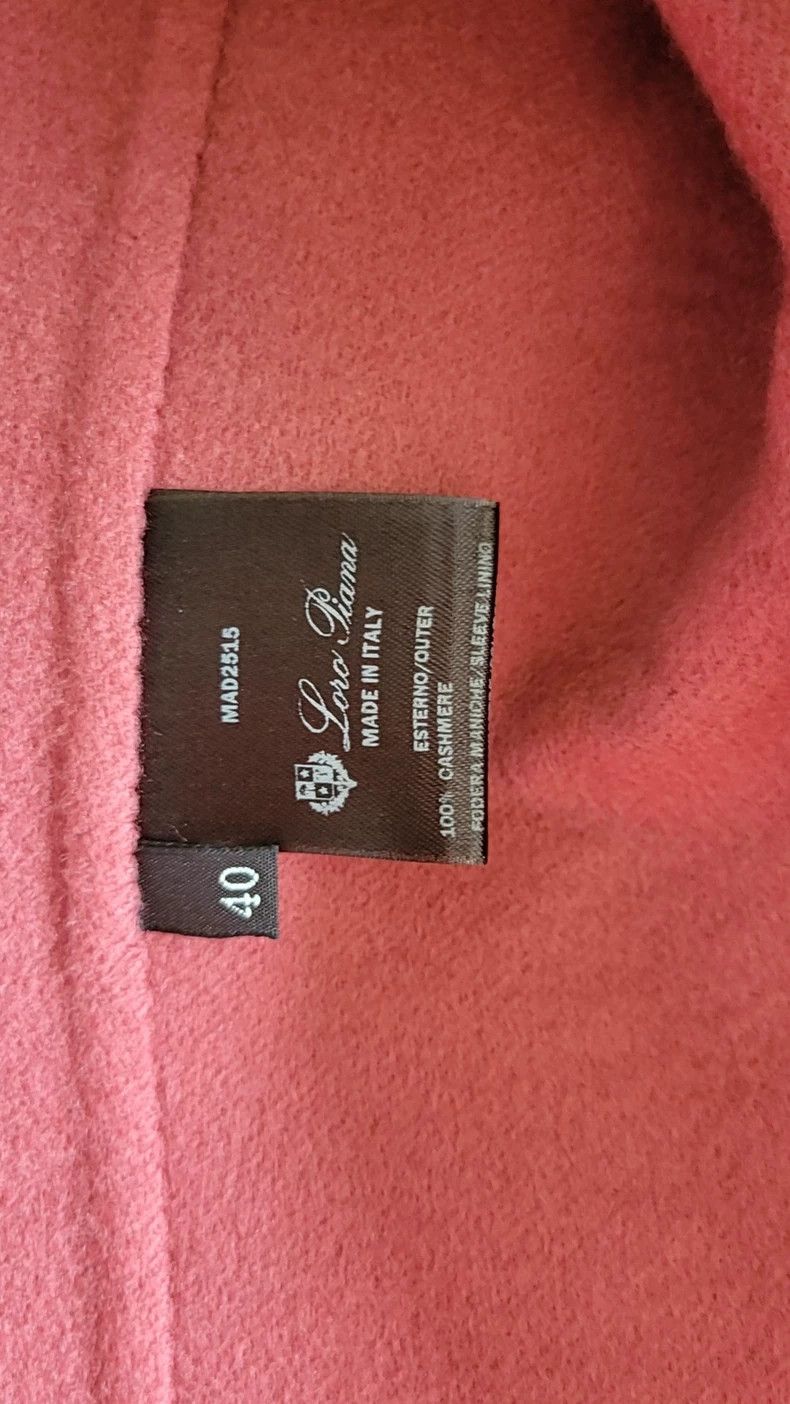 Loro Piana LORO PIANA Red cashmere coat Size XS / US 0-2 / IT 36-38 - 3 Thumbnail