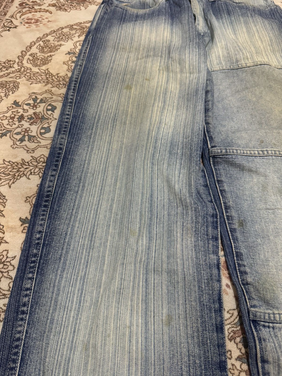 Japanese Brand × Le Grande Bleu (L.G.B.) × Vintage Vintage Y2K Enyce Dirty Baggy Jeans Size US 32 / EU 48 - 5 Thumbnail