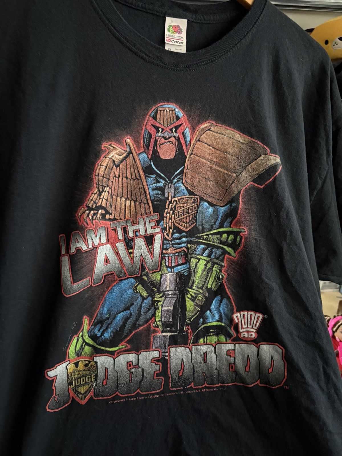 Fruit Of The Loom Vintage judge dredd shirt Size US XL / EU 56 / 4 - 2 Thumbnail