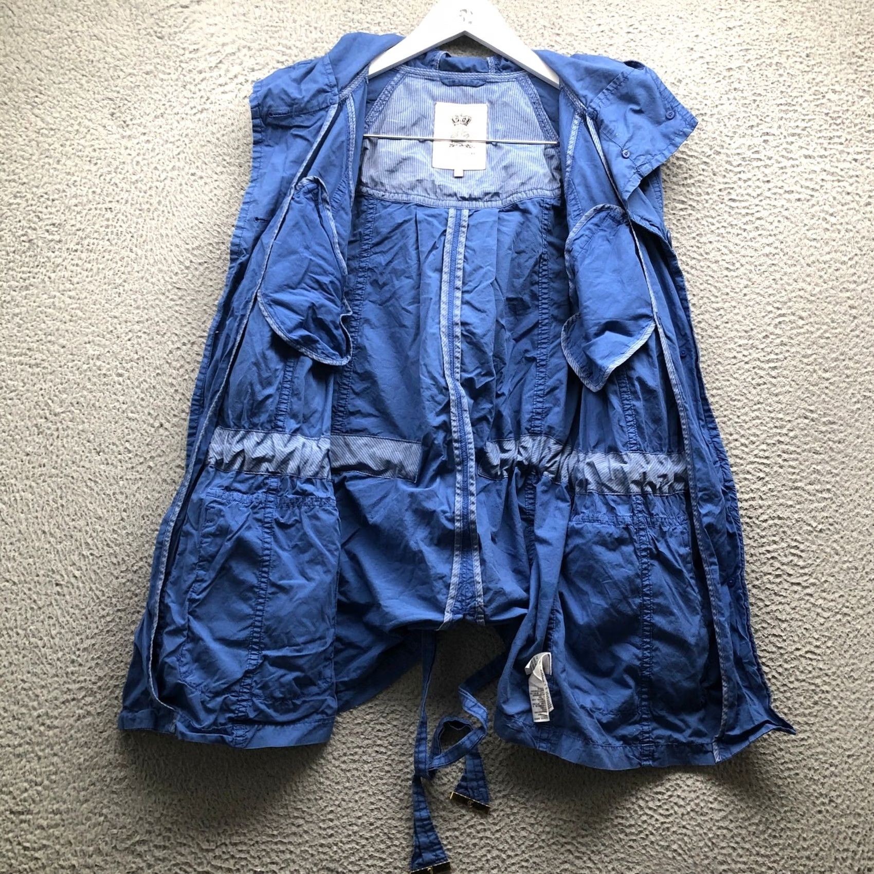 Juicy Couture Juicy Couture Parka Hooded Jacket Women S Long Sleeve Pocket Blue Parka Jacket S Womens Juicy Couture Size S / US 4 / IT 40 - 6 Thumbnail