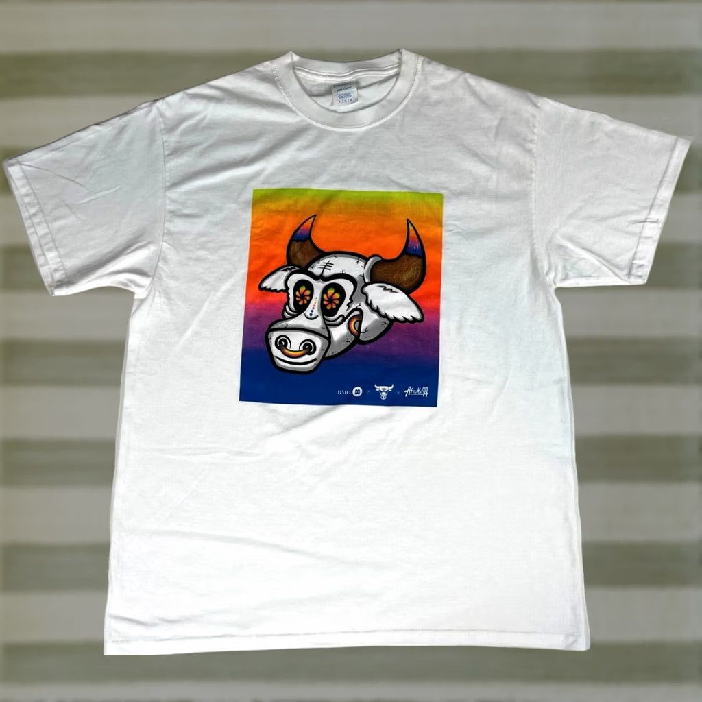 Port & Company Chicago Bulls AfroKillA T-Shirt Local Artist Series Contemporary Street Art Sz L Shirt Unisex Adults White Nike Size US L / EU 52-54 / 3 - 1 Thumbnail