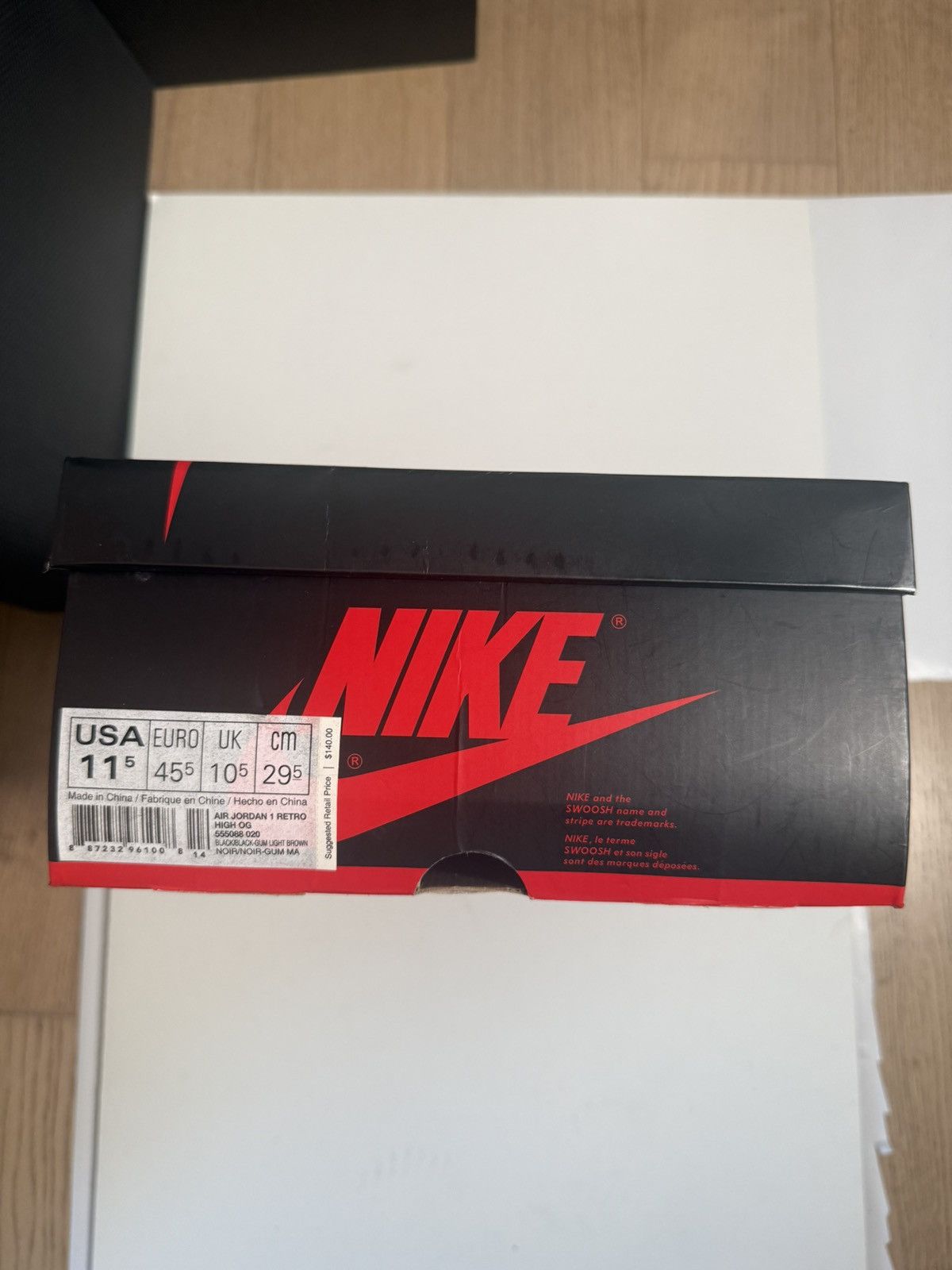 Jordan Brand Jordan 1 High - Gum Bottom Size US 11.5 / EU 44-45 - 8 Thumbnail