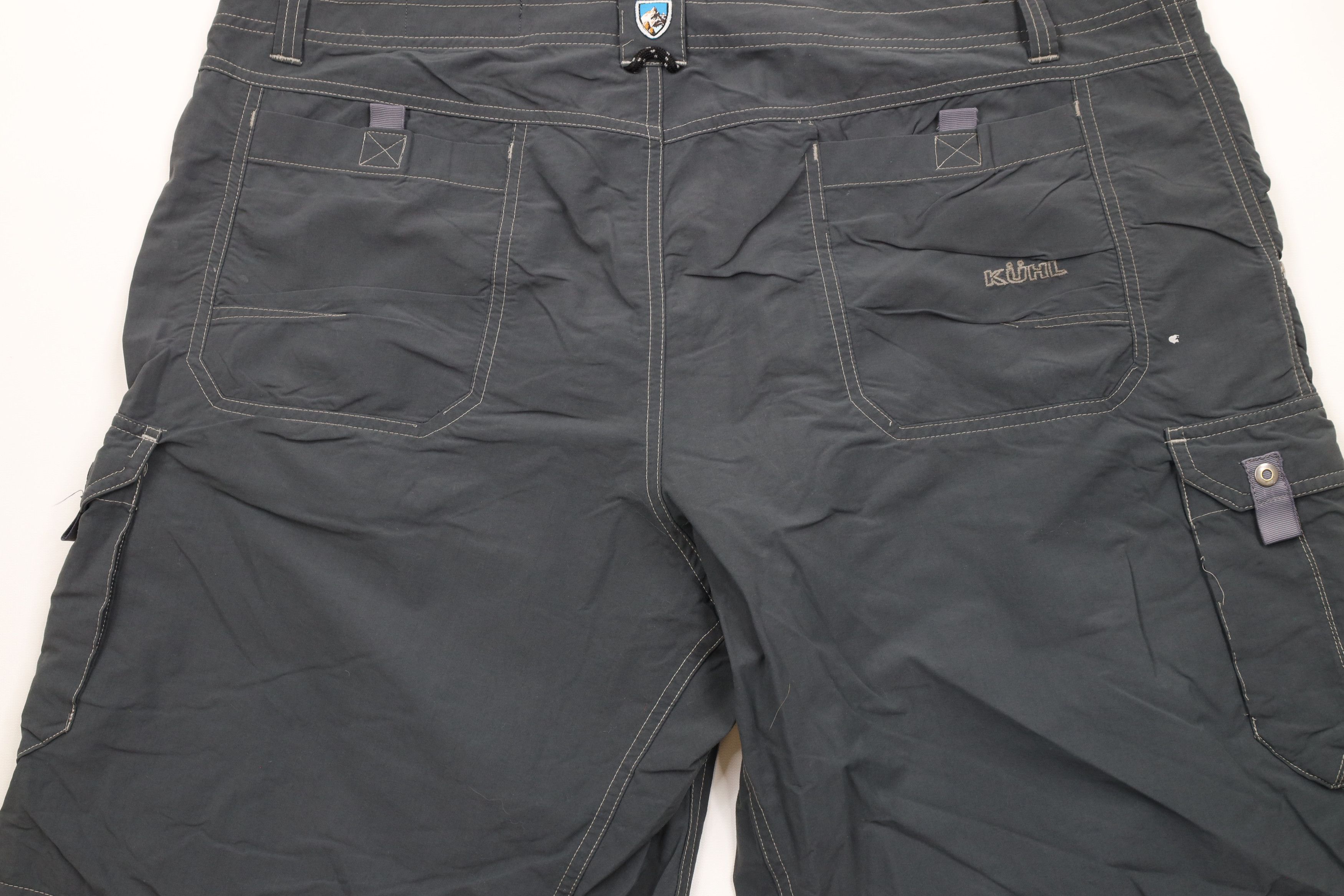 Kuhl × Vintage Kuhl Mountain Outdoor Hiking Climbing Cargo Shorts Gray Size US 40 / EU 56 - 12 Thumbnail