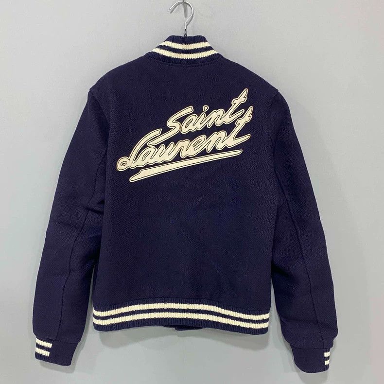 Saint Laurent Paris Saint Laurent Paris scribble on the back Teddy jacket 2505- Size XS / US 0-2 / IT 36-38 - 3 Thumbnail