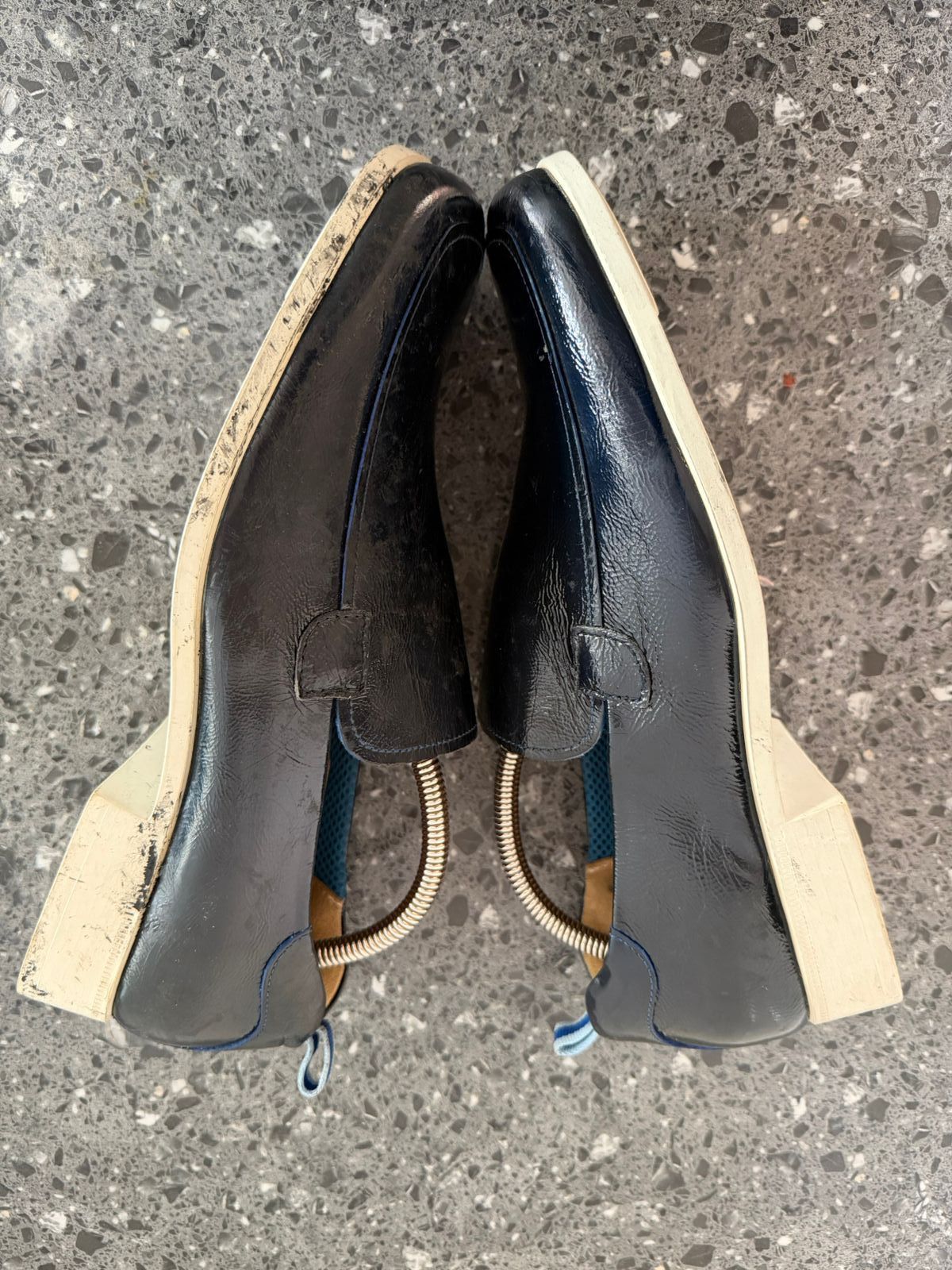 Miu Miu 90s Miu Miu Vintage Prada Square Plaid Loafers Sz 7.5 UK Size US 8.5 / EU 41-42 - 7 Thumbnail