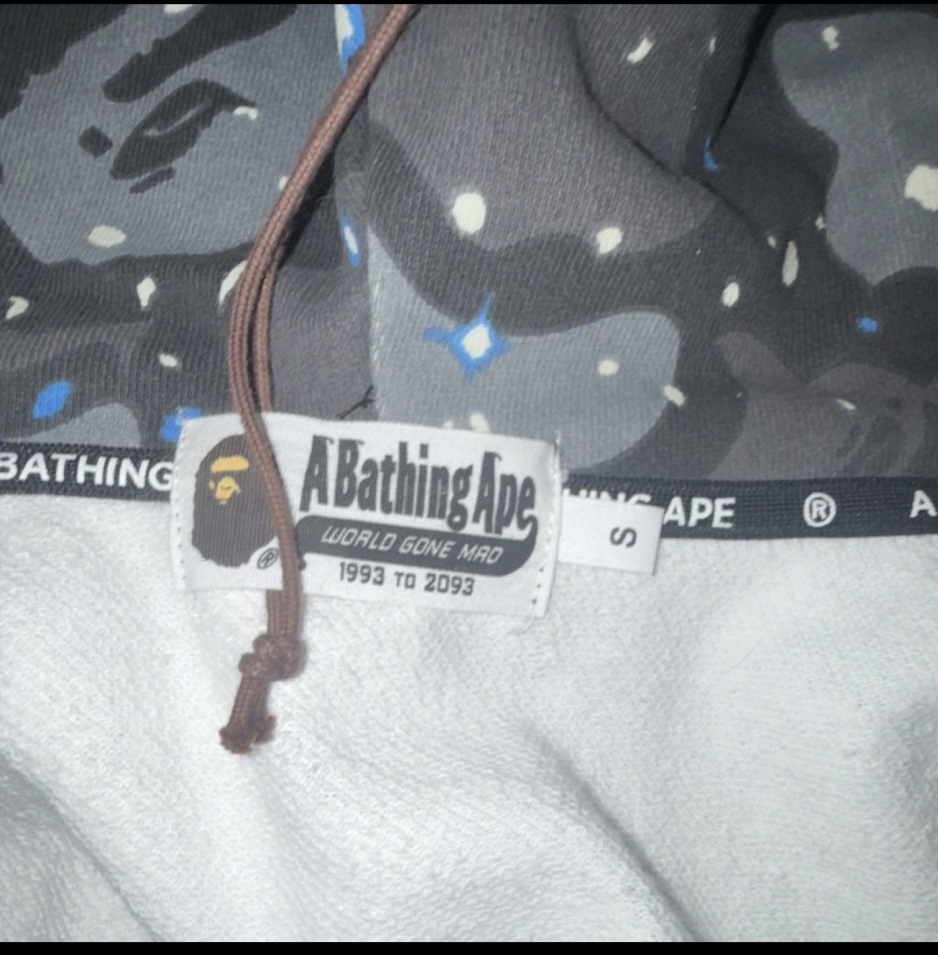 Bape Bape relaxed space camo full zip hoodie Size US S / EU 44-46 / 1 - 4 Thumbnail