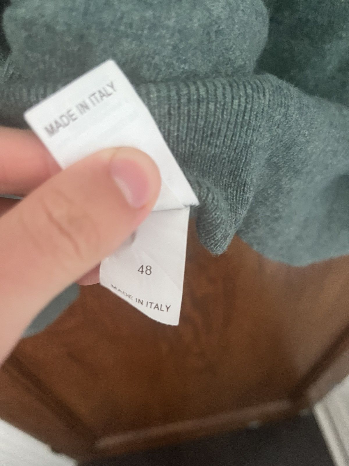 Brunello Cucinelli Brunello Cucinelli green 100% cashmere quarter zip size 48 Size US M / EU 48-50 / 2 - 6 Thumbnail