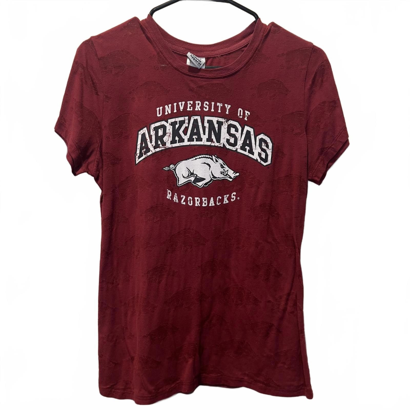 Other University of Arkansas Razorbacks Red T-Shirt Size L / US 10 / IT 46 - 1 Thumbnail