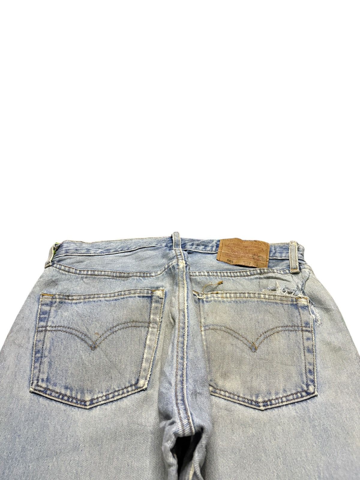 Levi's Vintage 90s Levis 501 Faded Wash Loose Jeans Size US 32 / EU 48 - 8 Thumbnail
