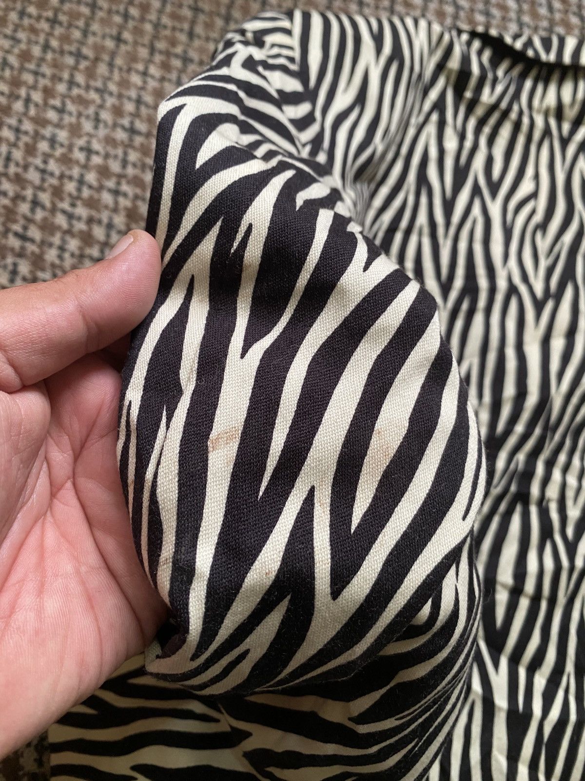 Versace Giani Versace Vintage Zebra Medusa Pure Wool Tailored Jacket Size 46S - 17 Thumbnail