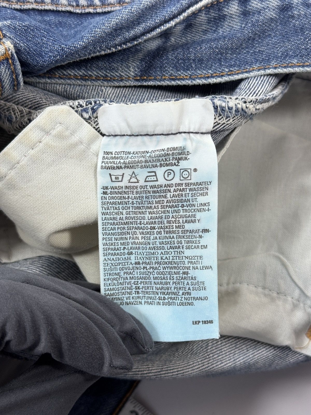 Levi's DISTRESSED VINTAGE DENIM JEANS Size US 36 / EU 52 - 9 Thumbnail