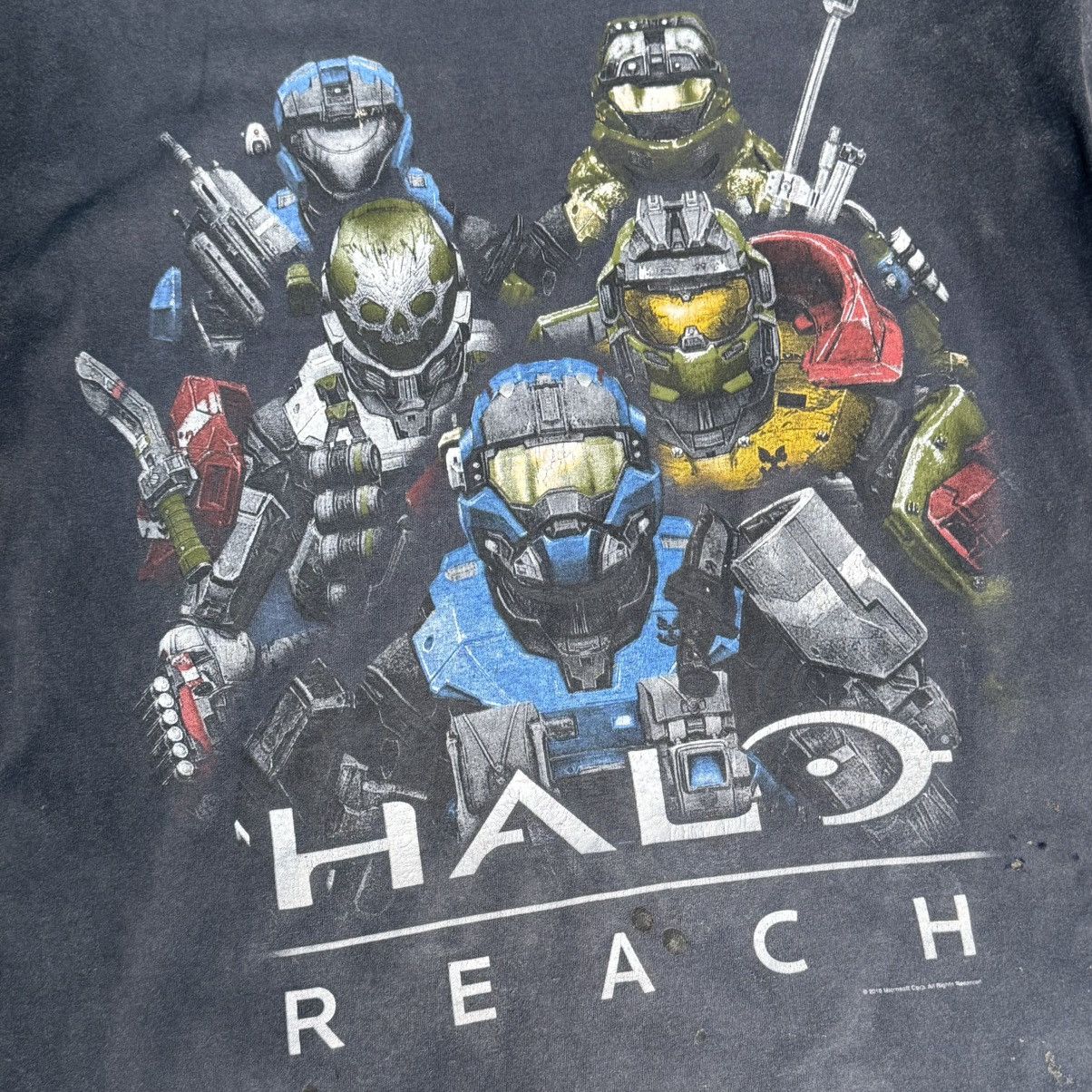 Halo VTG 2010 Halo Reach & Faded Distressed Video Game shirt Xbox Size US XL / EU 56 / 4 - 13 Thumbnail