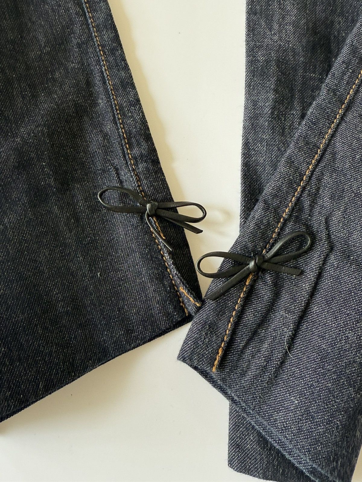 Gucci Gucci by Tom Ford S/S2000 Denim Sleeveless Tank Top & Pants Size XS / US 0-2 / IT 36-38 - 7 Thumbnail