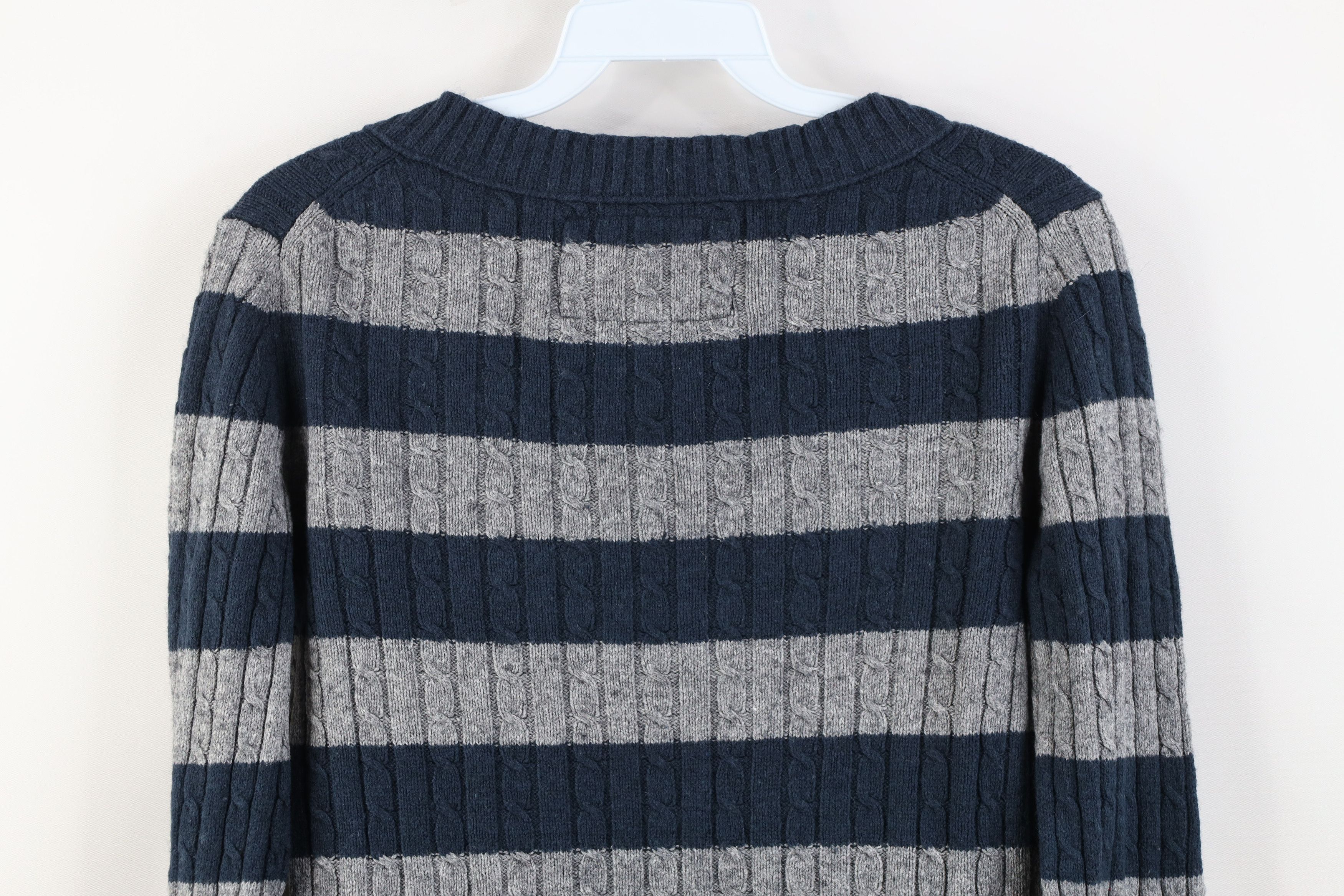American Eagle Outfitters Vintage 90s Y2K American Eagle Wool Cable Knit Sweater Size M / US 6-8 / IT 42-44 - 10 Thumbnail