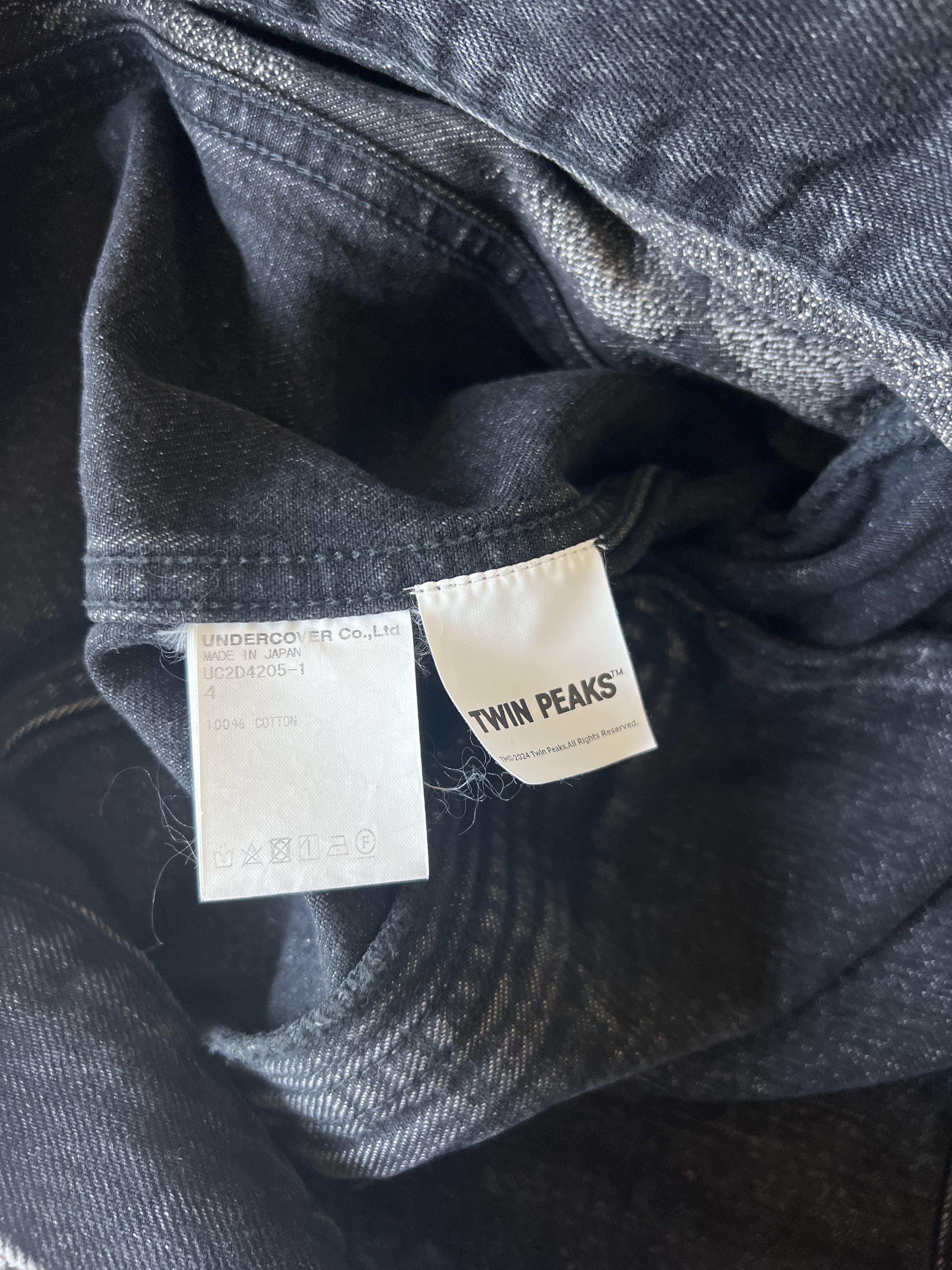 Undercover Undercover Twin Peaks Laura Palmer Denim Jacket in Black Size US XL / EU 56 / 4 - 9 Thumbnail