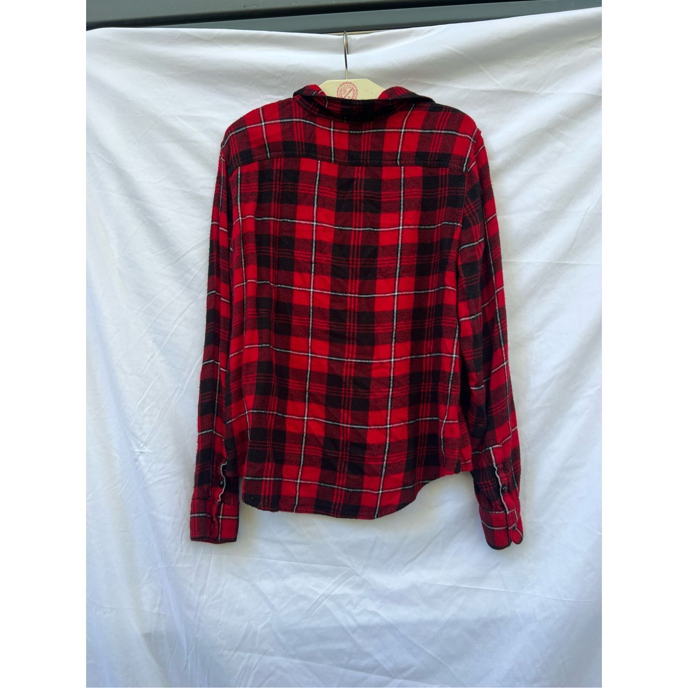 Chaps Chaps Red And Black Plaid Button Up Shirt Woman’s Large Size L / US 10 / IT 46 - 7 Thumbnail