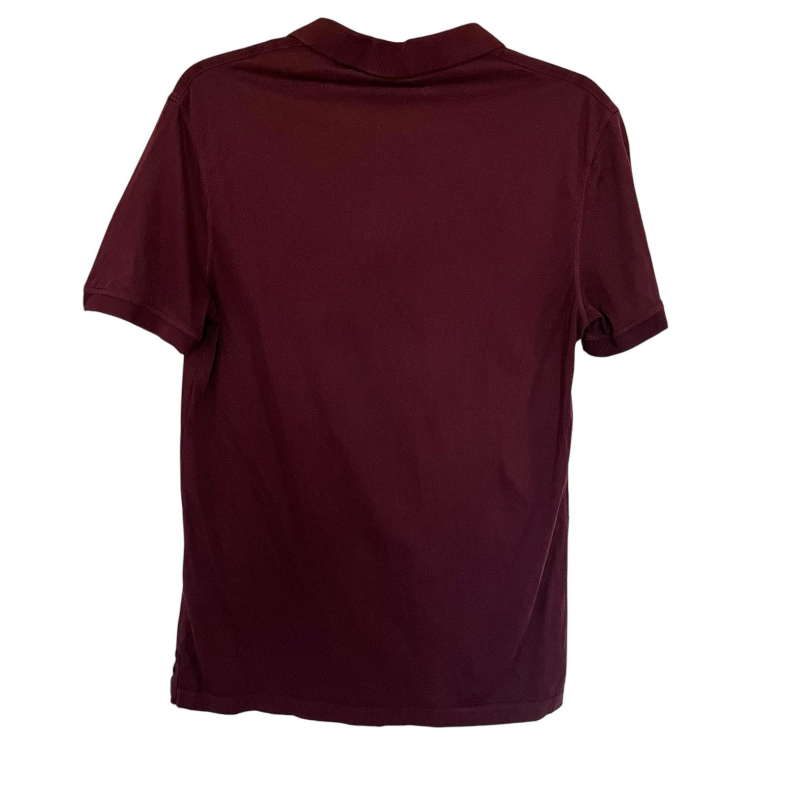 Allsaints AllSaints Vidal Burgundy Maroon Men’s Polo Shirt Size US M / EU 48-50 / 2 - 4 Thumbnail