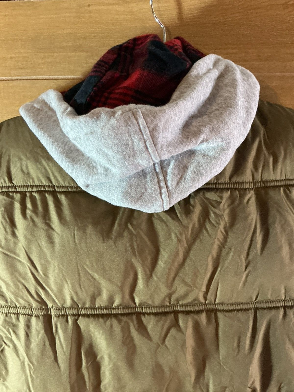 Chaps Chaps Men's Large Brown Hooded Quilted Puffer Vest Size US L / EU 52-54 / 3 - 7 Thumbnail