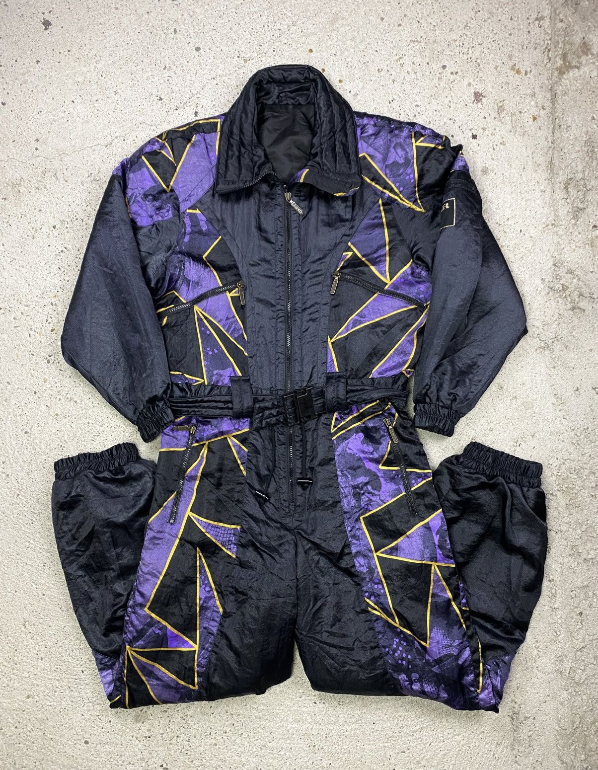 Vintage Head jumpsuit ski suit star of the hill vintage skiing retro Size 27" / US 4 / IT 40 - 2 Thumbnail