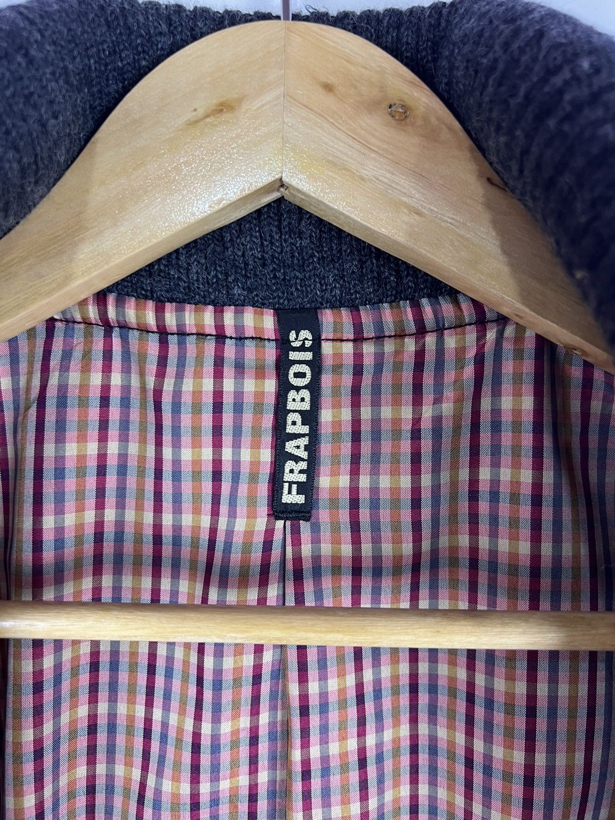 Frapbois 🔥 FRAPBOIS ISSEY MIYAKE WOOL DOUBLE BREASTED OVER COAT Size S / US 4 / IT 40 - 8 Thumbnail