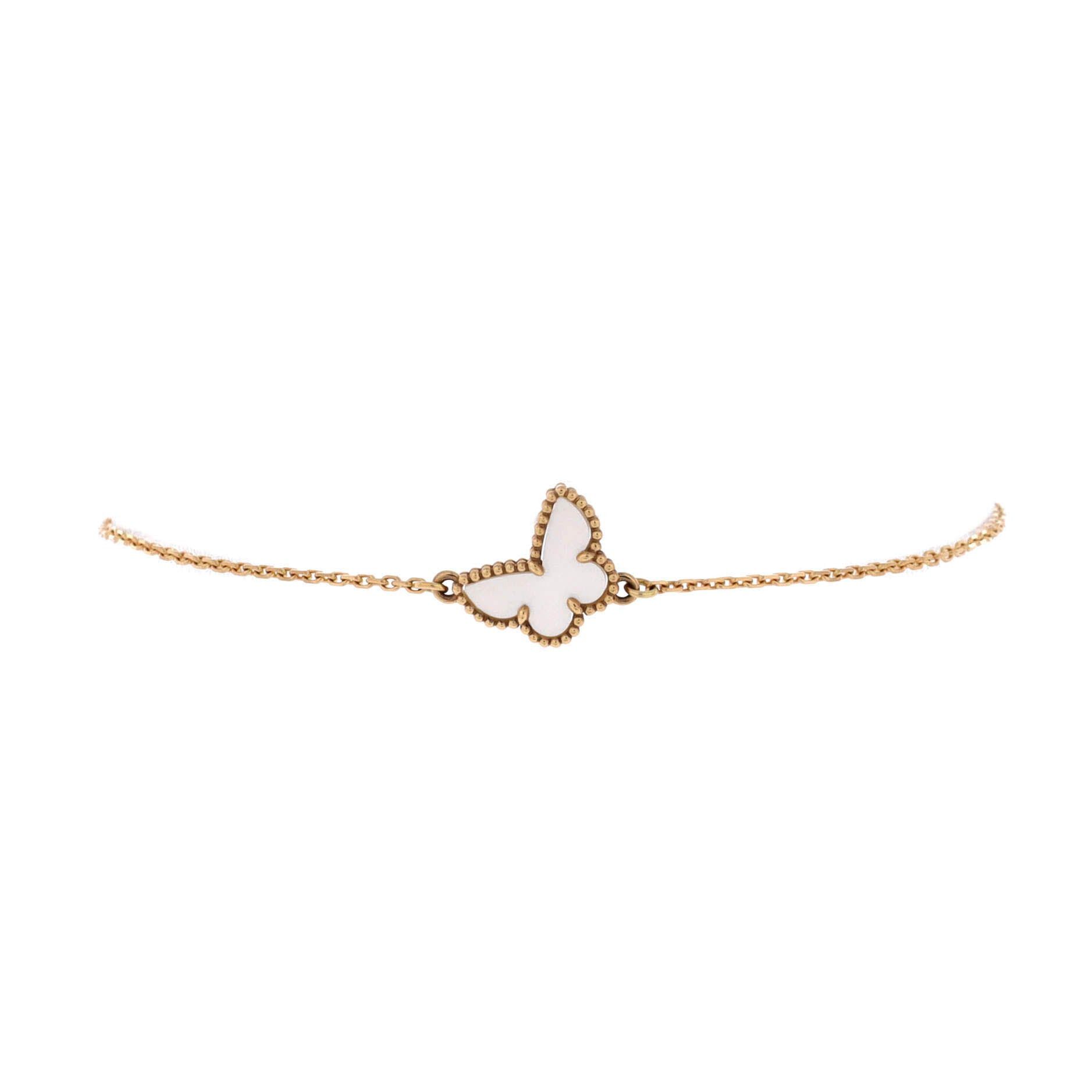 Van Cleef & Arpels Sweet Alhambra Butterfly Bracelet Size ONE SIZE - 1 Thumbnail