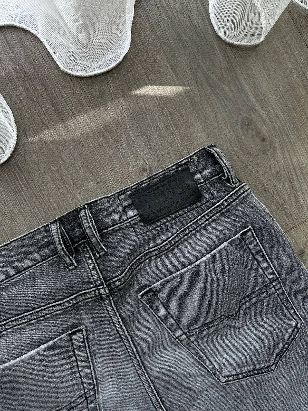 Diesel × Vintage Vintage Diesel Gray Denim Tepphar Pants Size US 31 - 6 Thumbnail