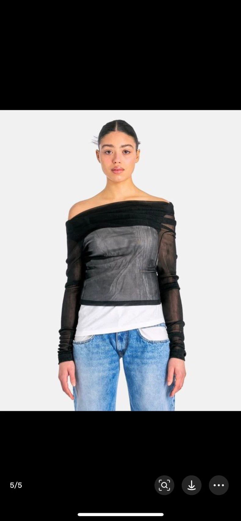 Other Maison Margiela Main line, mesh, off-the-shoulder long sle Size M / US 6-8 / IT 42-44 - 5 Thumbnail