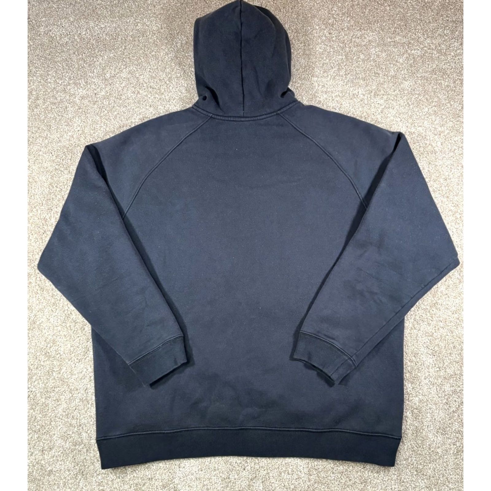 Nike VINTAGE Nike Swoosh Pullover Hoodie Sweatshirt Black Grey • Men’s Size XXL Hoodie Nike Air 90s Sports USA Mens Size US XXL / EU 58 / 5 - 5 Thumbnail