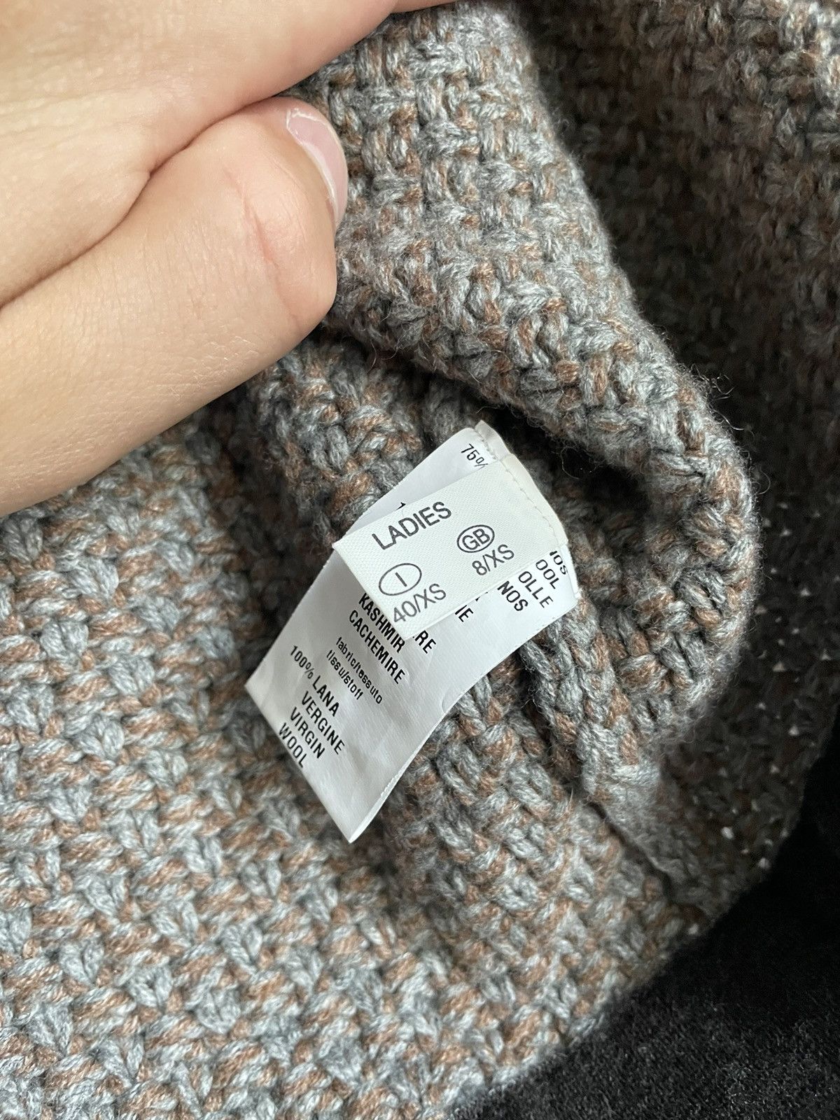 Fabiana Filippi Vintage Fabiana Filippi Cropped Knitwear Mohair Cardigan Y2K Size XS / US 0-2 / IT 36-38 - 5 Thumbnail