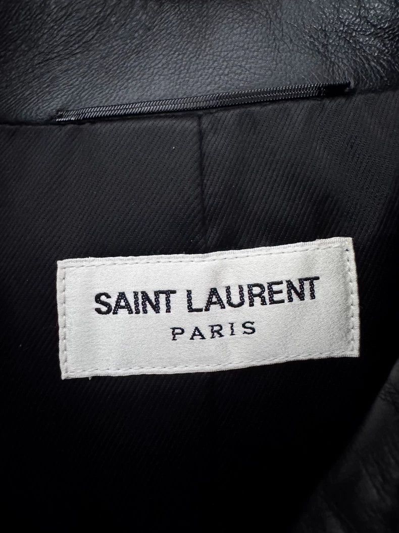 Yves Saint Laurent saint laurent 16 Gamma Ray Rhinestone Big Bang Leather Jack Size US M / EU 48-50 / 2 - 5 Thumbnail