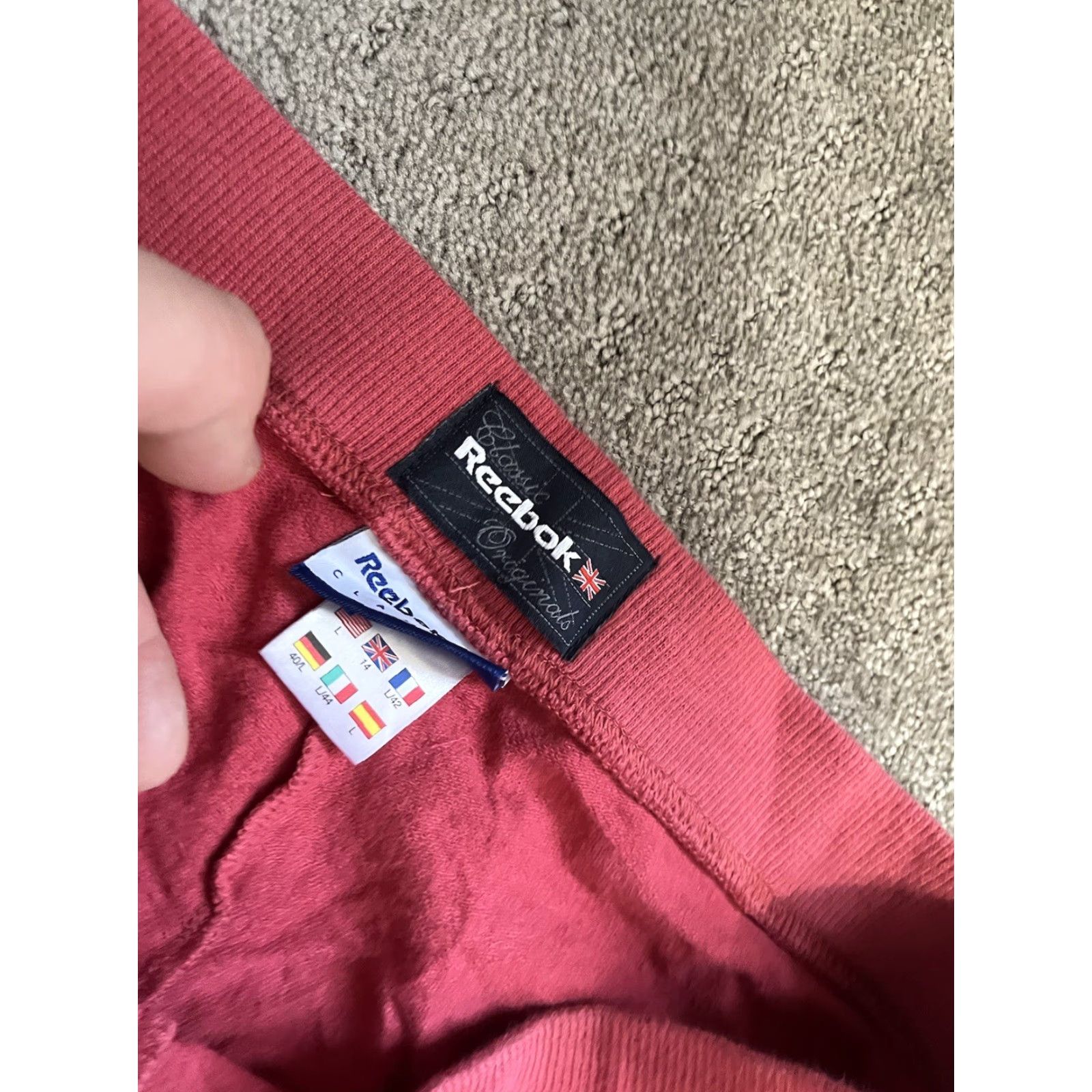 Reebok Reebok Classics Women’s Pink Sweatpants L Size Large Size 36" / US 14 / IT 50 - 5 Thumbnail