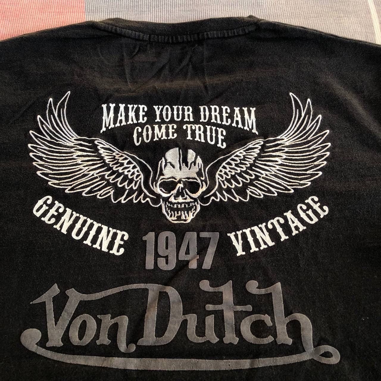 Von Dutch Rare Vintage Von Dutch Embroidered Logo Tees Size US M / EU 48-50 / 2 - 5 Thumbnail