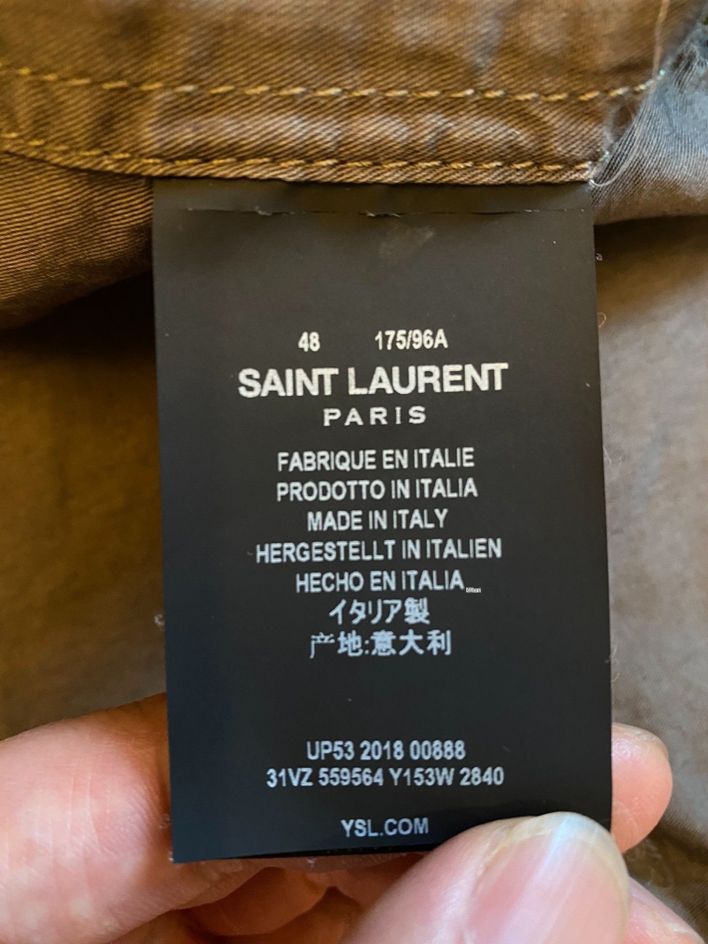 Saint Laurent Paris Saint Laurent Embroidered Frayed Linen Vest Size US M / EU 48-50 / 2 - 7 Thumbnail