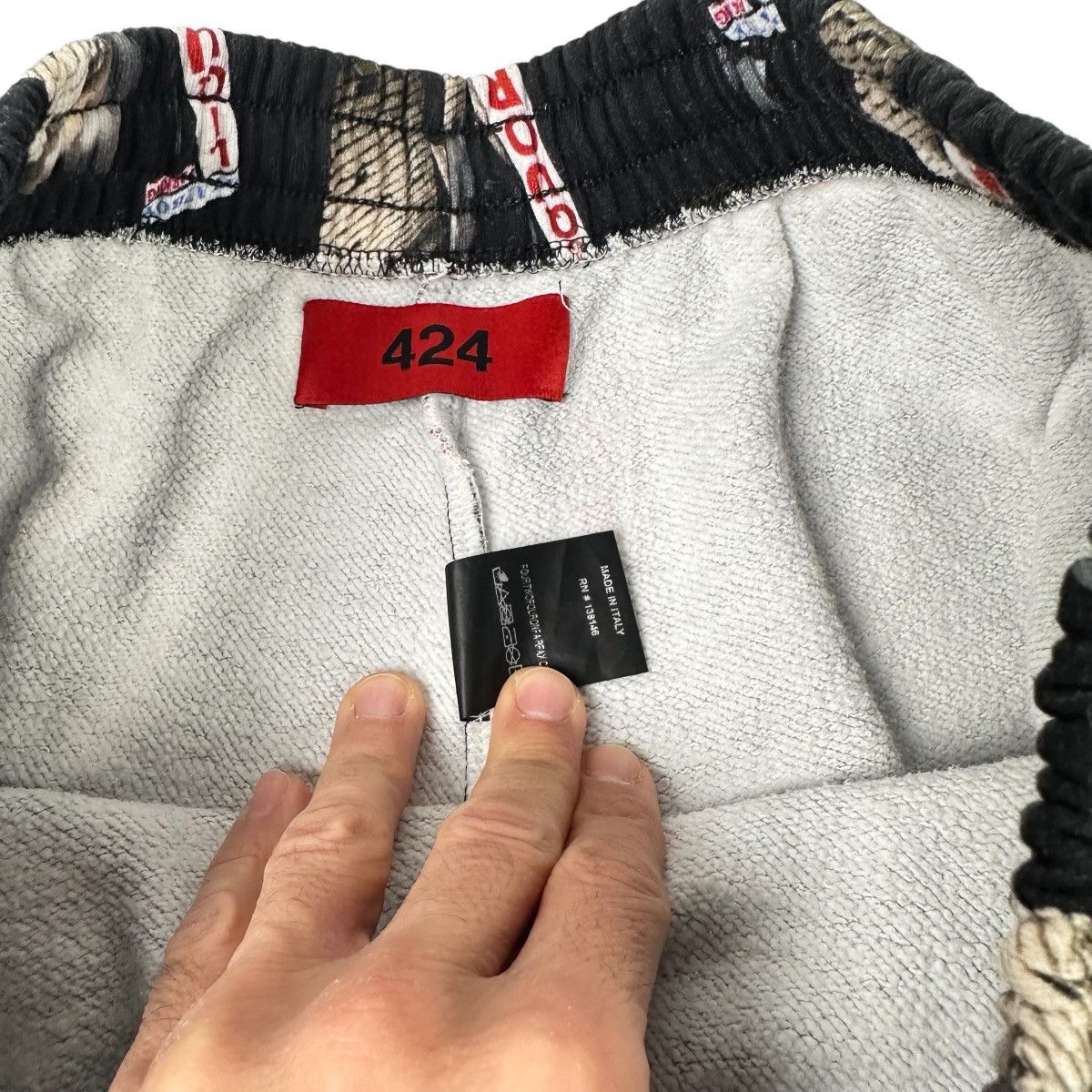 424 424 by Guillermo Andrade Sweatpants Mens Size L FourTwoFour Size US 34 / EU 50 - 6 Thumbnail