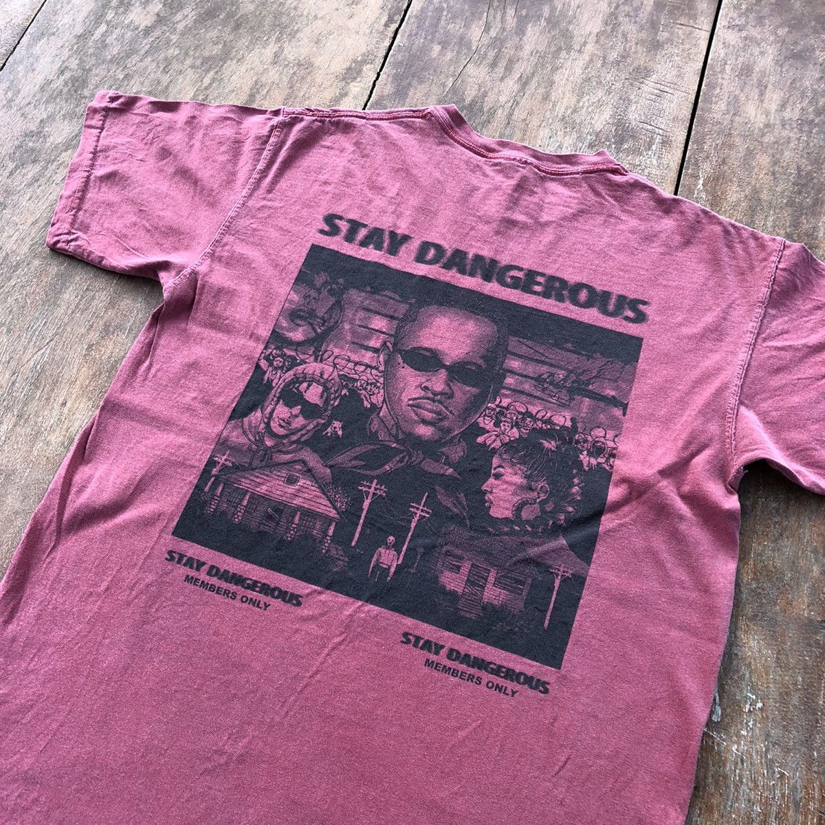Band Tees Vintage Faded Stay Dangerous YG Rapper Rare Shirt Size US M / EU 48-50 / 2 - 1 Thumbnail