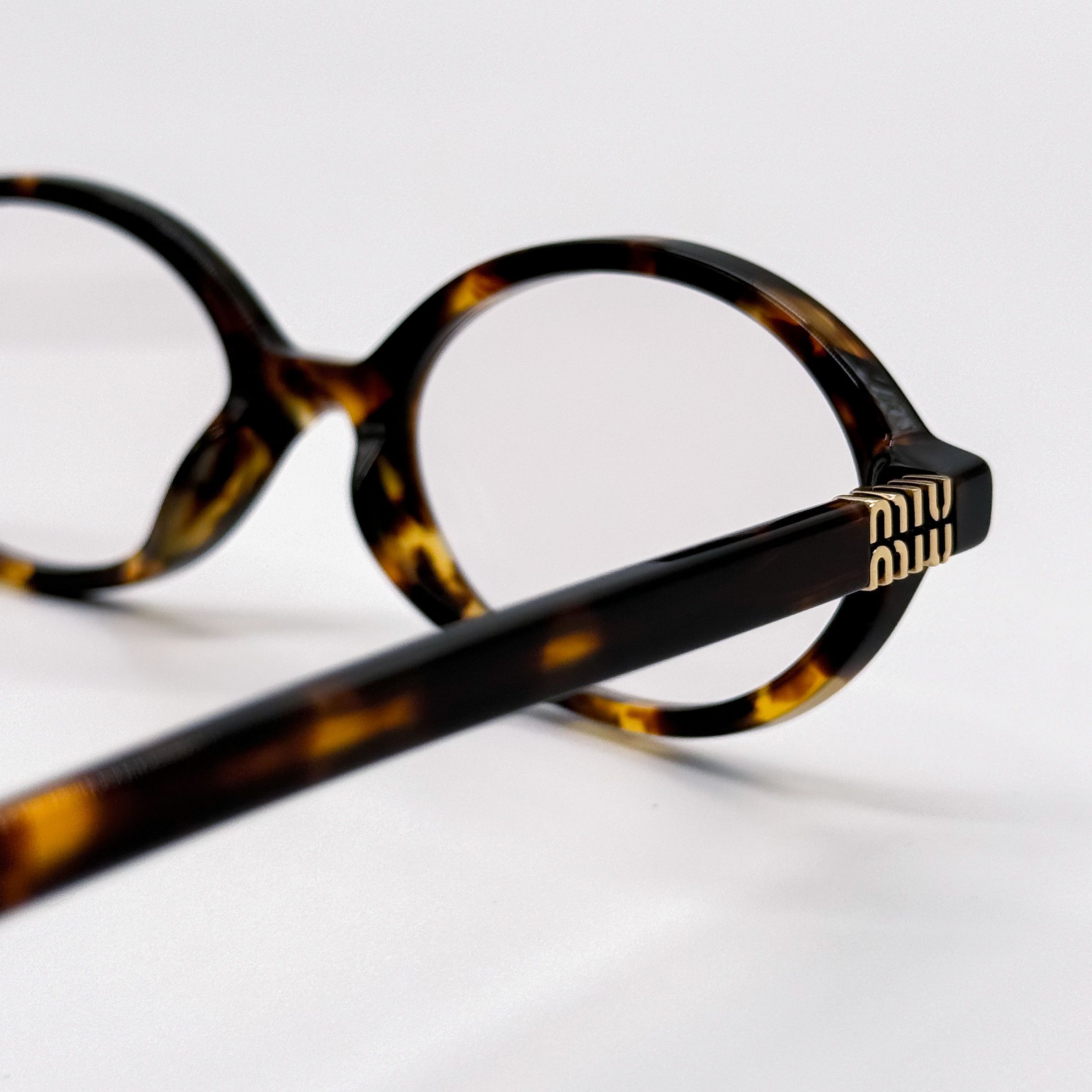 Miu Miu NEW MU04ZS VAU08N WOMEN ROUND EYEGLASSES MIU MIU MU04ZSF Size ONE SIZE - 8 Thumbnail