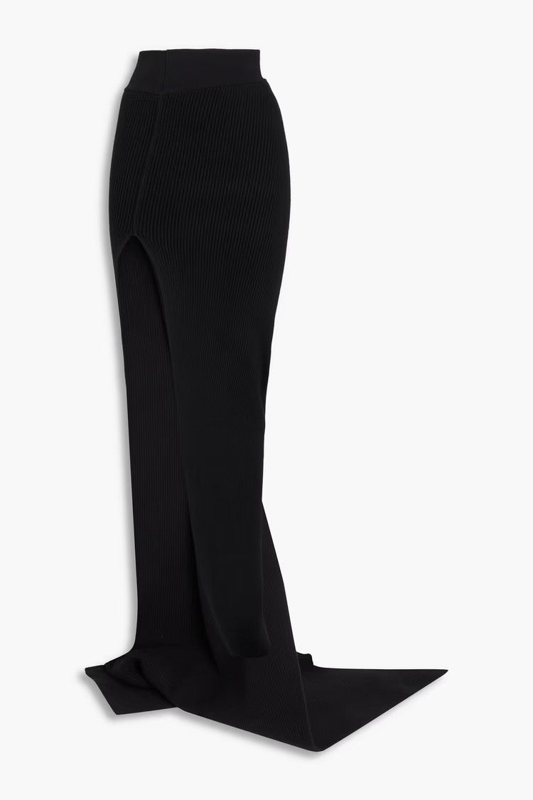Rick Owens o1y0126 Maxi Skirt in Black Size 27" / US 4 / IT 40 - 1 Thumbnail